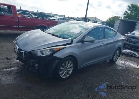 2016 Hyundai Elantra Se из США, поврежденный, VIN 5NPDH4AE0GH700593